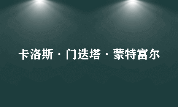 卡洛斯·门迭塔·蒙特富尔