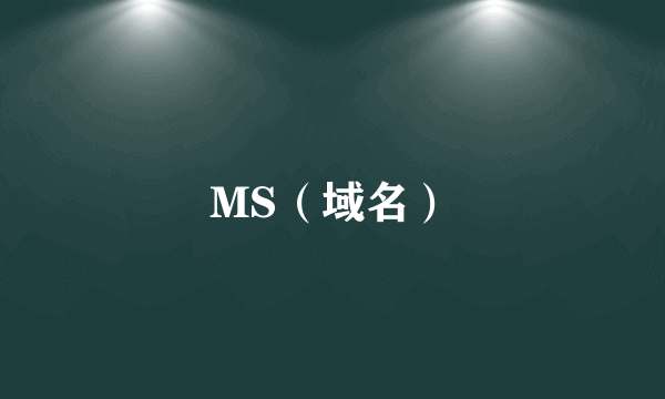 MS（域名）