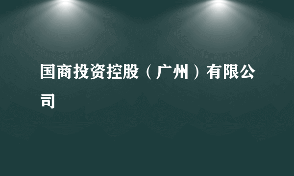 国商投资控股（广州）有限公司