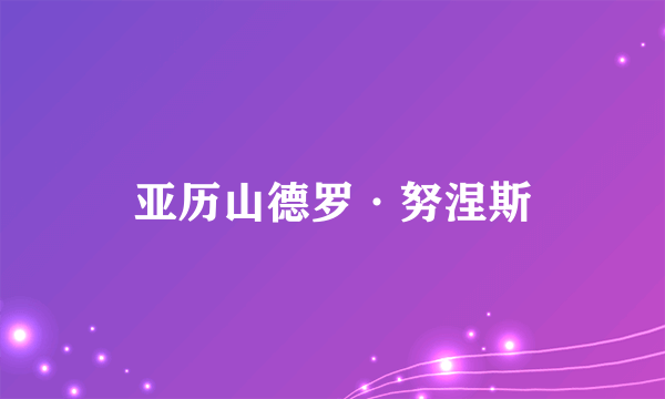 亚历山德罗·努涅斯