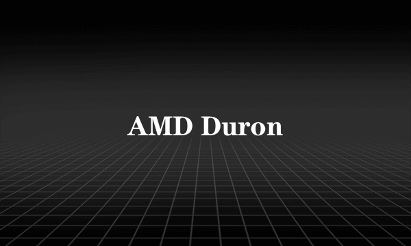 AMD Duron