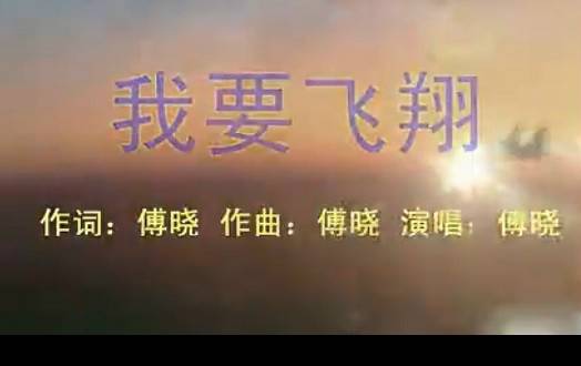 我要飞翔（傅晓演唱的歌曲）