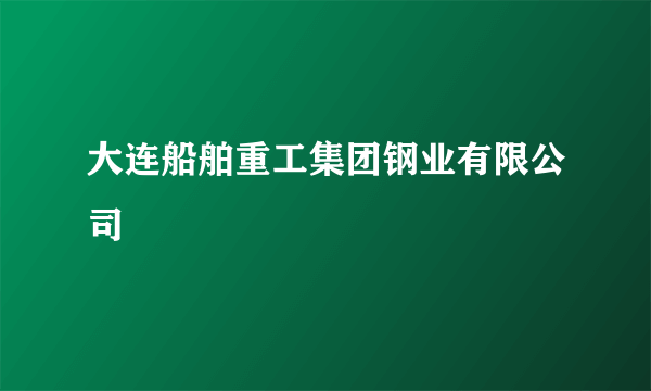 大连船舶重工集团钢业有限公司