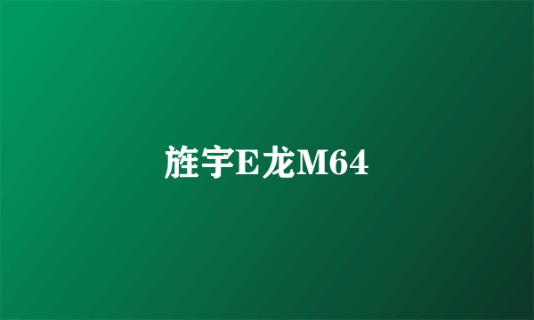 旌宇E龙M64