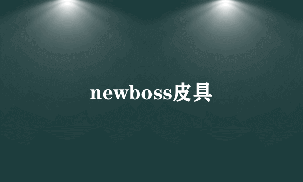 newboss皮具