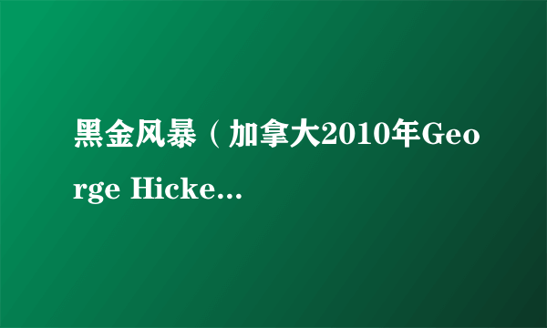 黑金风暴（加拿大2010年George Hickenlooper执导的剧情电影）