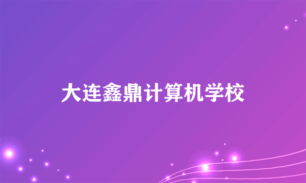 大连鑫鼎计算机学校