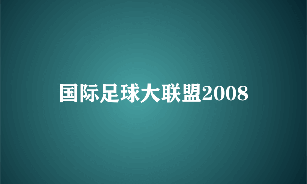 国际足球大联盟2008