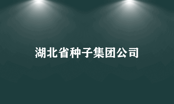 湖北省种子集团公司