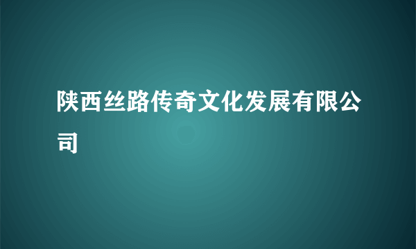 陕西丝路传奇文化发展有限公司