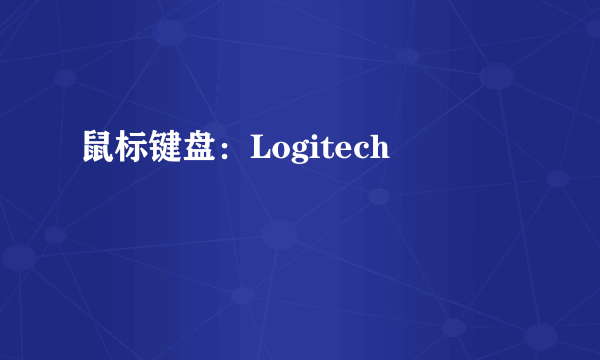 鼠标键盘：Logitech