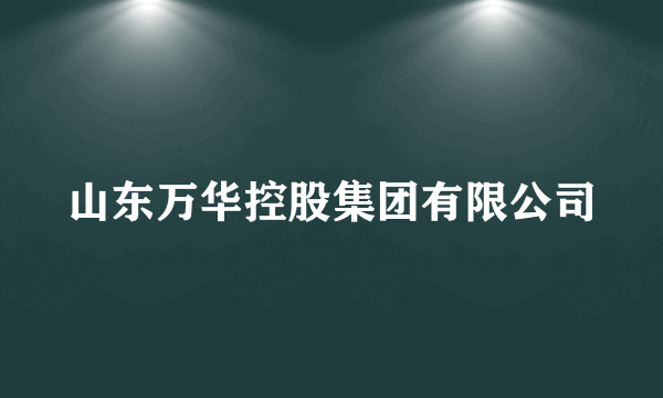 山东万华控股集团有限公司