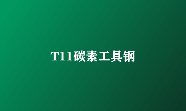 T11碳素工具钢