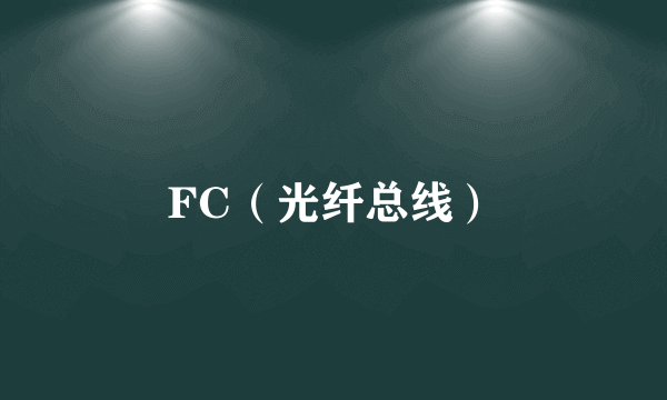 FC（光纤总线）