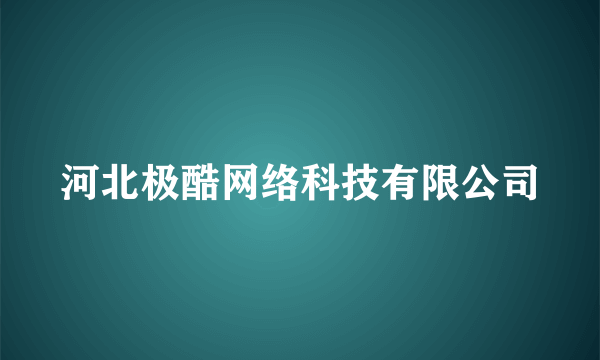 河北极酷网络科技有限公司