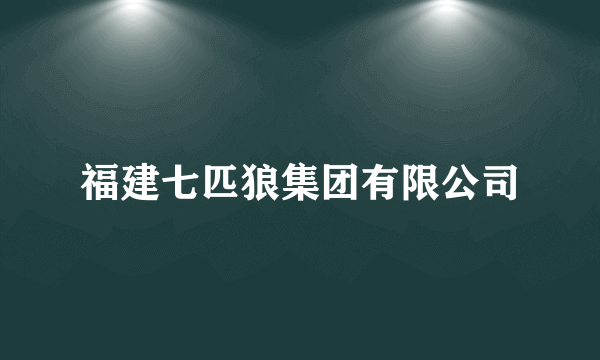 福建七匹狼集团有限公司