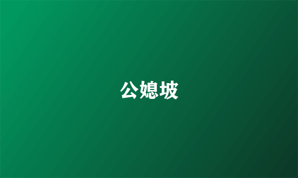 公媳坡