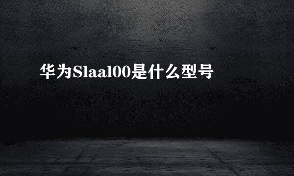 华为Slaal00是什么型号