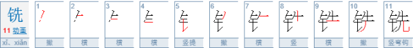 铣刨机中“铣” 怎么读?