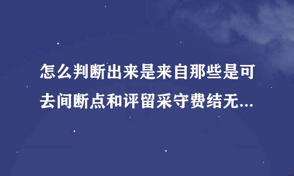 怎么判断出来是来自那些是可去间断点和评留采守费结无穷间断点的？