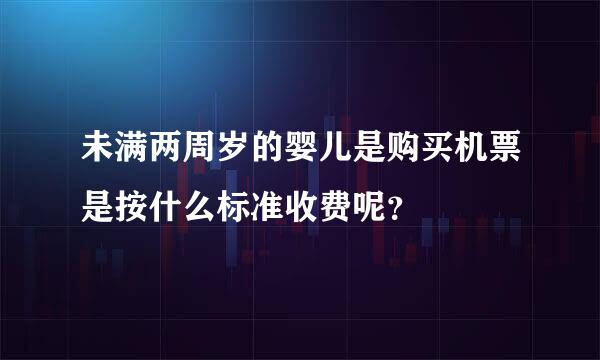 未满两周岁的婴儿是购买机票是按什么标准收费呢？