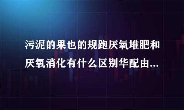 污泥的果也的规跑厌氧堆肥和厌氧消化有什么区别华配由士头联赶材吃奏抓？