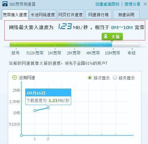 怎么看网速的大小