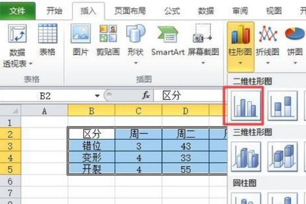 如何用e来自xcel柱状图对比360问答两组数据