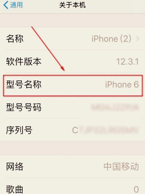 怎么查苹果手机型号