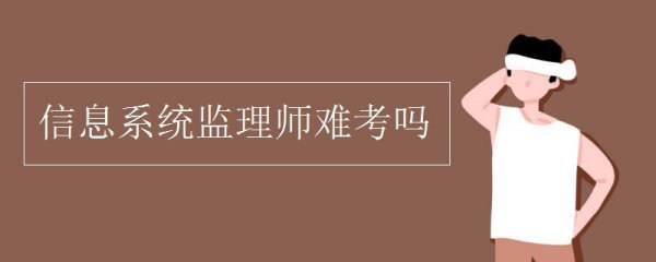 信息系统监理师难白切困卫考吗