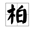 柏字怎么组词？