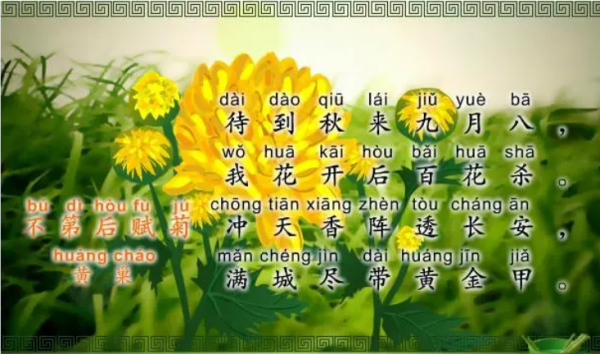 我花开后百花杀 满城尽带黄金甲什么意思