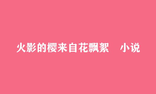 火影的樱来自花飘絮 小说