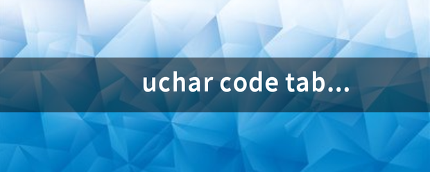 uchar code