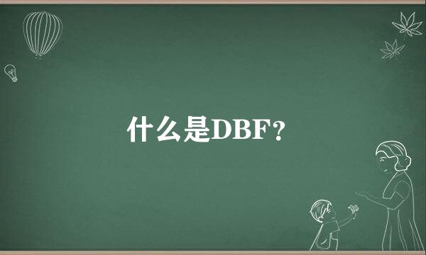 什么是DBF？