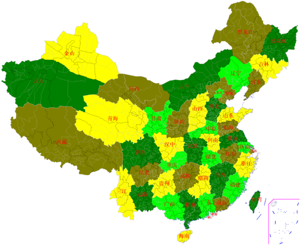 全国有多少个几甚道起回求省市