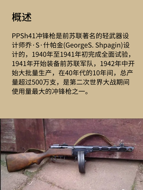 PPSh41冲锋枪