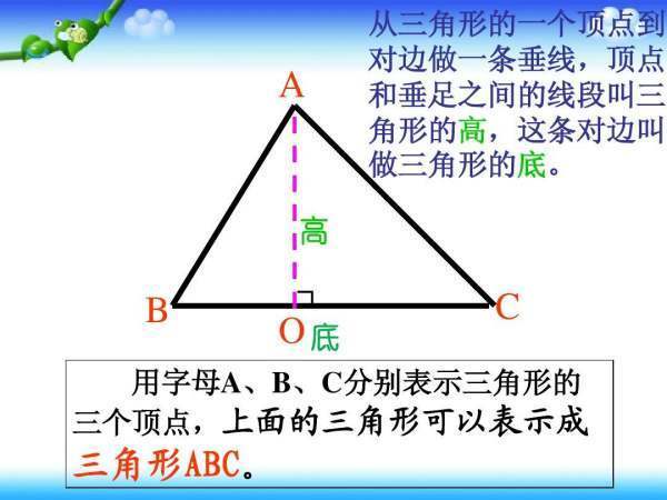 三角形的高怎么求？