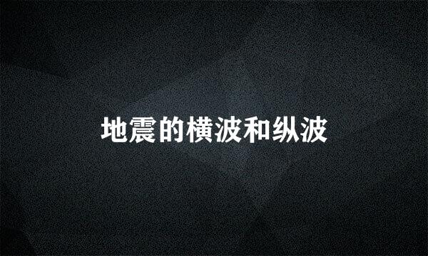 地震的横波和纵波