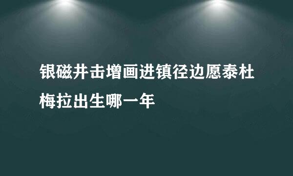 银磁井击增画进镇径边愿泰杜梅拉出生哪一年