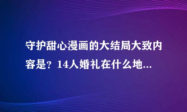 守护甜心漫画的大结局大致内容是？14人婚礼在什么地方出现的