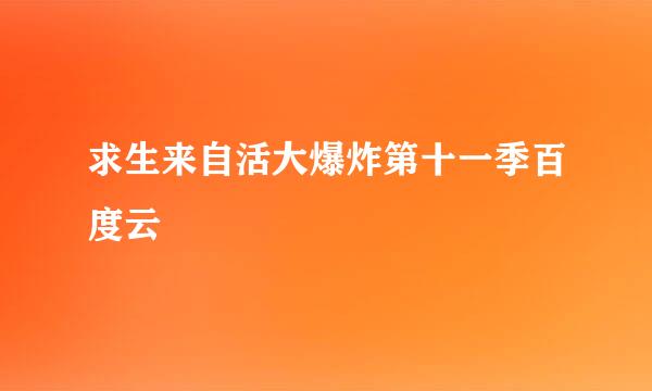 求生来自活大爆炸第十一季百度云