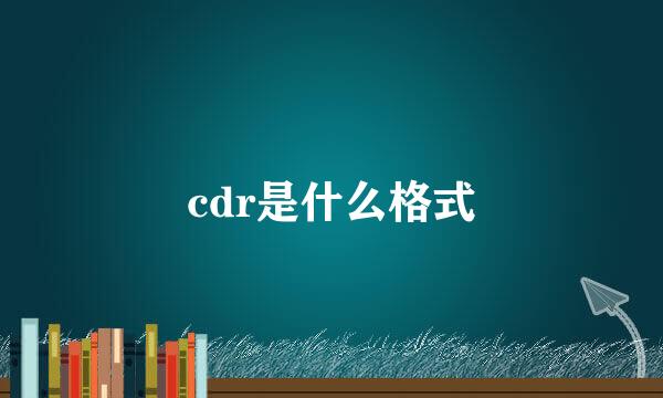 cdr是什么格式