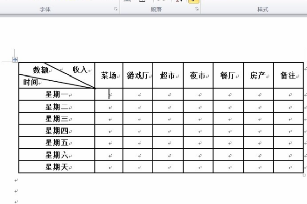 word中怎么清除表格中的内容