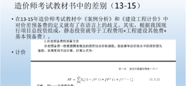 建筑工程涨价预备费的计算示例？来自？？