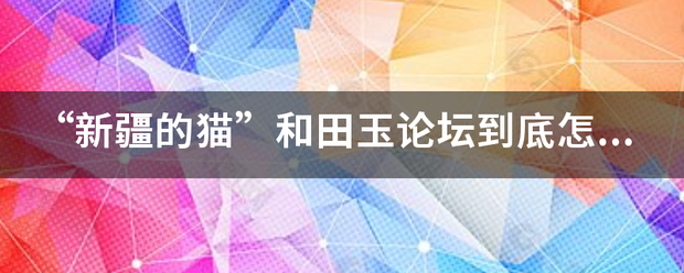 “新疆的猫”和田玉论坛到底怎么样？