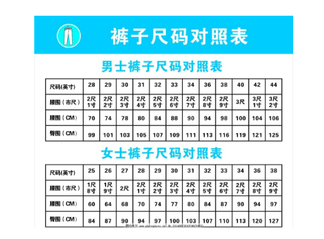 33的裤子是多少的腰围