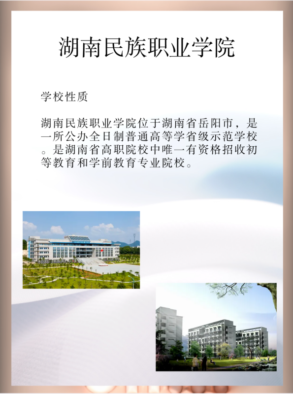 湖南民族职业学院