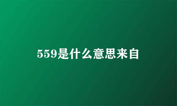 559是什么意思来自