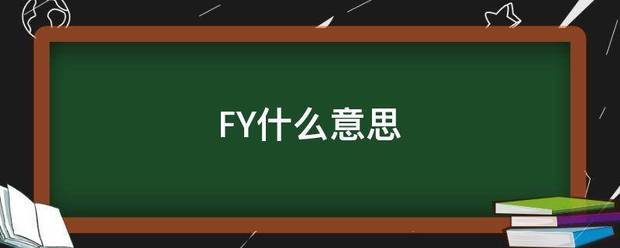 FY什么意思